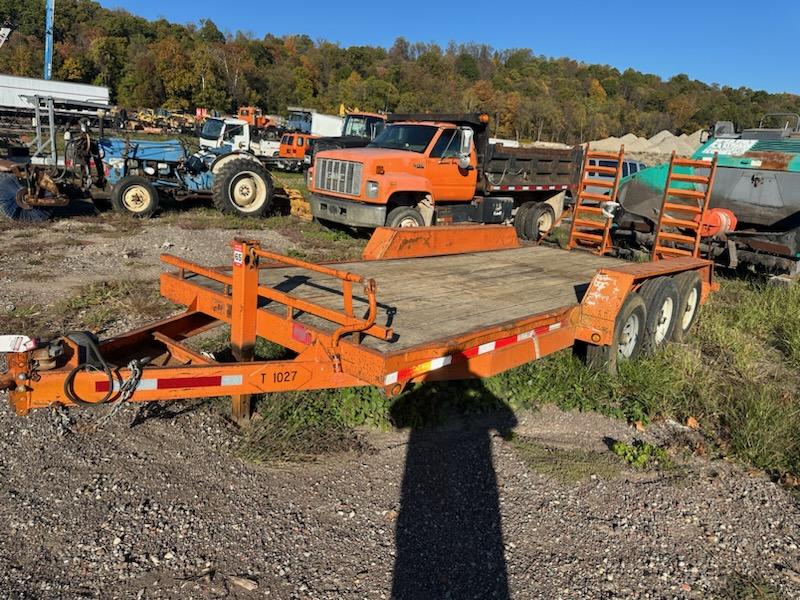 T1027	2005 20' Tri Axle Trailer	1014Miles/Hours,	Frame bent in multiple places