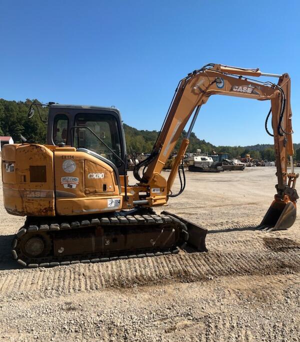 EX134
2008 CASE CX80 MINI HOE