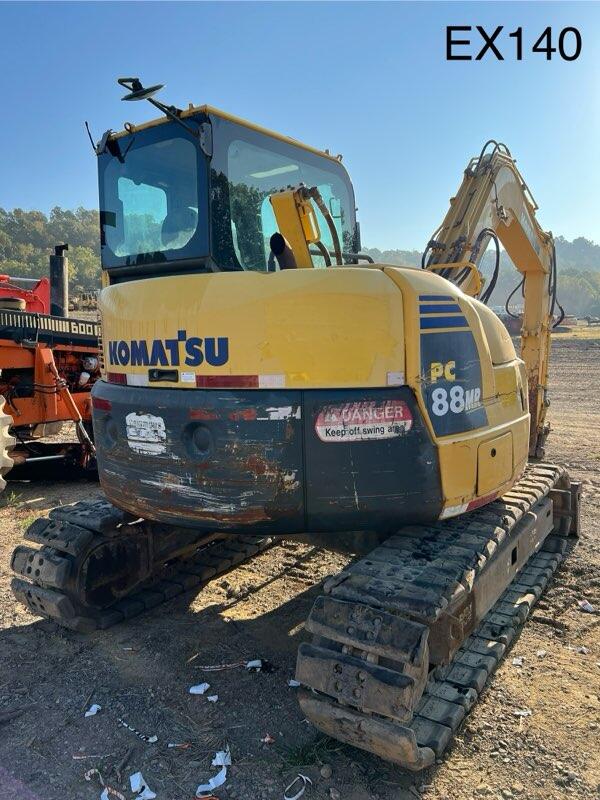 EX140
2013 KOMATSU PC88 MINI HOE
